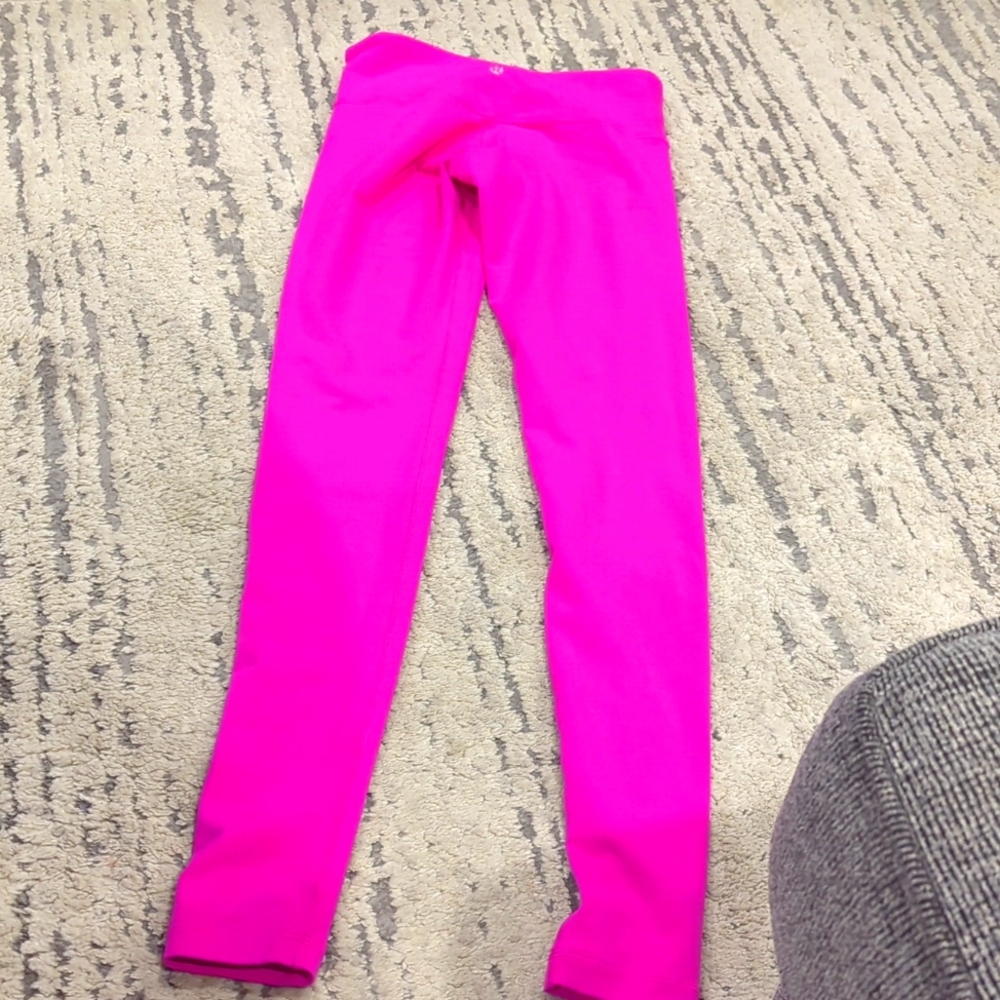 Lululemon Wunder Under Pant *Reversible Raspberry Glo Light/ Raspberry Glo Light - Picture 9 of 11